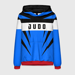 Толстовка-худи мужская Judo Fighter, цвет: 3D-красный