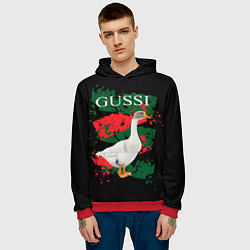 Толстовка-худи мужская GUSSI Hype, цвет: 3D-красный — фото 2