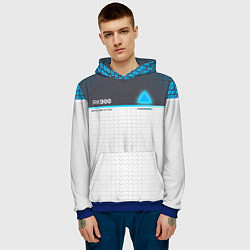 Толстовка-худи мужская Detroit: RK900, цвет: 3D-синий — фото 2