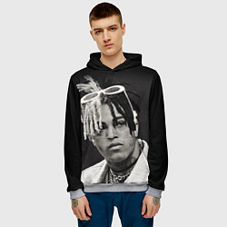 Толстовка-худи мужская XXXTentacion, цвет: 3D-меланж — фото 2