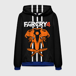 Толстовка-худи мужская Far Cry 4: Orange Elephant, цвет: 3D-синий