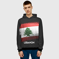 Толстовка-худи мужская Lebanon Style, цвет: 3D-черный — фото 2