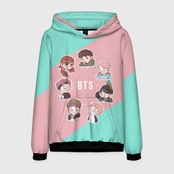 Толстовка-худи мужская BTS Boys, цвет: 3D-черный