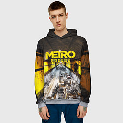 Толстовка-худи мужская METRO EXODUS EXCLUSIVE, цвет: 3D-меланж — фото 2