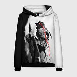 Толстовка-худи мужская Убийца Гоблинов, цвет: 3D-черный