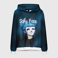 Толстовка-худи мужская Sally Face, цвет: 3D-белый