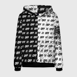 Толстовка-худи мужская Off-White: Black & White, цвет: 3D-черный