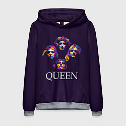 Толстовка-худи мужская Queen: Fan Art, цвет: 3D-меланж