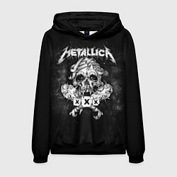 Толстовка-худи мужская Metallica XXX, цвет: 3D-черный