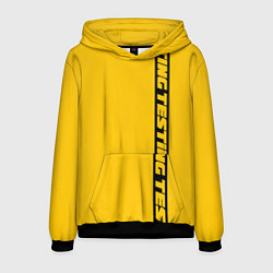 Толстовка-худи мужская ASAP Rocky: Yellow Testing, цвет: 3D-черный