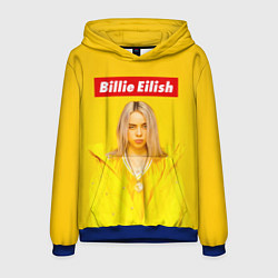 Толстовка-худи мужская Billie Eilish: MyBoi, цвет: 3D-синий