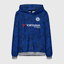 Толстовка-худи мужская Chelsea home 19-20, цвет: 3D-меланж