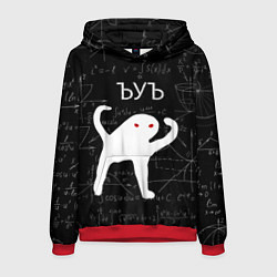 Толстовка-худи мужская ЪУЪ СЪУКА МАТЕМАТИКА, цвет: 3D-красный