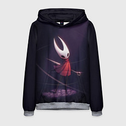 Толстовка-худи мужская Hollow Knight, цвет: 3D-меланж
