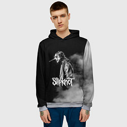 Толстовка-худи мужская Slipknot: Shadow Smoke, цвет: 3D-меланж — фото 2