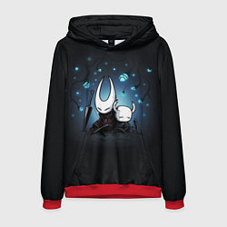 Толстовка-худи мужская Hollow Knight, цвет: 3D-красный