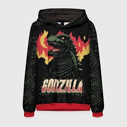 Мужская толстовка Flame Godzilla