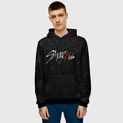 Толстовка-худи мужская STRAY KIDS, цвет: 3D-черный — фото 2