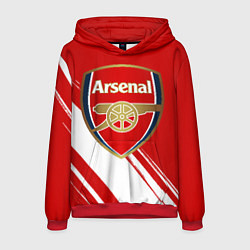 Толстовка-худи мужская Arsenal, цвет: 3D-красный