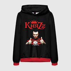 Толстовка-худи мужская Князь, цвет: 3D-красный