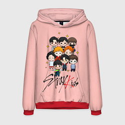 Толстовка-худи мужская Stray Kids, цвет: 3D-красный