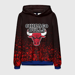 Толстовка-худи мужская CHICAGO BULLS, цвет: 3D-синий