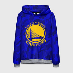 Толстовка-худи мужская GOLDEN STATE WARRIORS, цвет: 3D-меланж