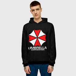 Толстовка-худи мужская UMBRELLA CORP, цвет: 3D-черный — фото 2