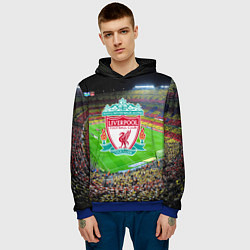 Толстовка-худи мужская FC Liverpool, цвет: 3D-синий — фото 2