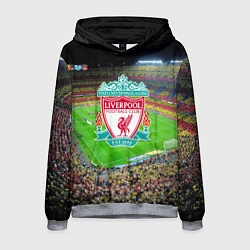 Толстовка-худи мужская FC Liverpool, цвет: 3D-меланж