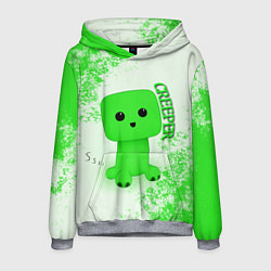 Толстовка-худи мужская MINECRAFT CREEPER, цвет: 3D-меланж