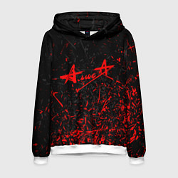 Толстовка-худи мужская АлисА, цвет: 3D-белый