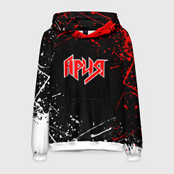 Толстовка-худи мужская АРИЯ, цвет: 3D-белый