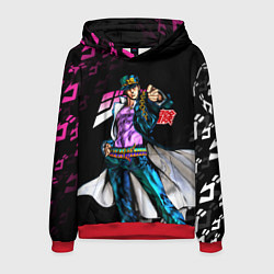 Толстовка-худи мужская JOJOS BIZARRE ADVENTURE, цвет: 3D-красный