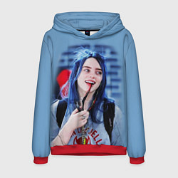 Толстовка-худи мужская BILLIE EILISH, цвет: 3D-красный