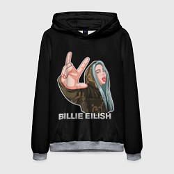 Толстовка-худи мужская BILLIE EILISH, цвет: 3D-меланж
