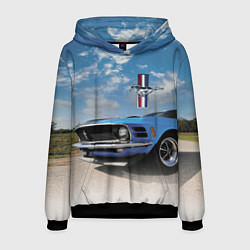 Толстовка-худи мужская Mustang, цвет: 3D-черный