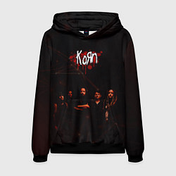 Толстовка-худи мужская Korn, цвет: 3D-черный