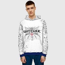 Толстовка-худи мужская ВЕДЬМАК, цвет: 3D-синий — фото 2