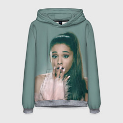 Толстовка-худи мужская Ariana Grande Ариана Гранде, цвет: 3D-меланж