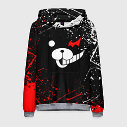 Толстовка-худи мужская MONOKUMA, цвет: 3D-меланж