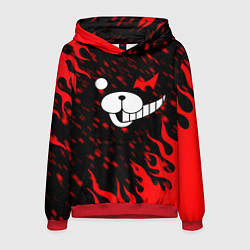Толстовка-худи мужская MONOKUMA, цвет: 3D-красный