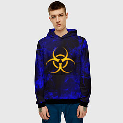 Толстовка-худи мужская BIOHAZARD, цвет: 3D-черный — фото 2