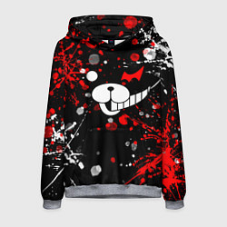 Толстовка-худи мужская MONOKUMA, цвет: 3D-меланж