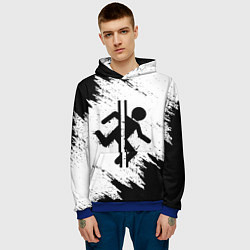 Толстовка-худи мужская PORTAL, цвет: 3D-синий — фото 2