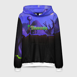 Толстовка-худи мужская TERRARIA, цвет: 3D-белый