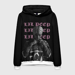 Толстовка-худи мужская LiL PEEP, цвет: 3D-белый