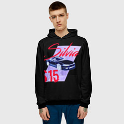 Толстовка-худи мужская S15, цвет: 3D-черный — фото 2