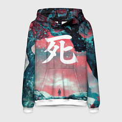 Толстовка-худи мужская Sekiro shadows die twice, цвет: 3D-белый