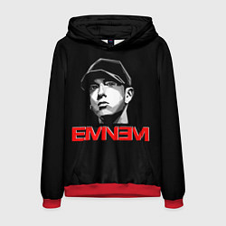 Толстовка-худи мужская Eminem, цвет: 3D-красный